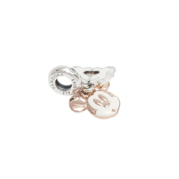 パンドラ PANDORA Disney Mickey Mouse Double Dangle Charm ブレスレットチャーム 780112C01 レディース シルバー